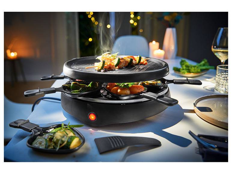 SILVERCREST® KITCHEN TOOLS Raclette-Grill, 800 W, Ø 29 cm Saisonschlussverkauf