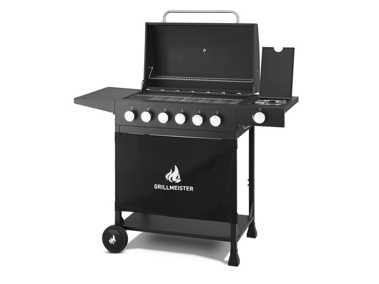 GRILLMEISTER Gasgrill »Memphis«, 6plus1, 18 kW, mit Seitenbrenner Muttertagsangebot