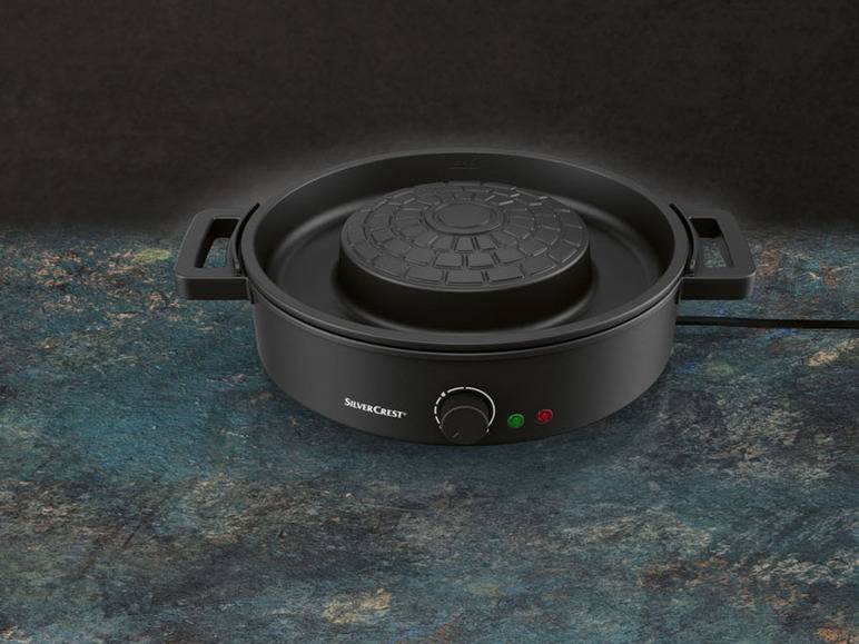 SILVERCREST® KITCHEN TOOLS Tischgrill mit Hot Pot STHP 1800 A1, 2-in-1 Lagerräumung