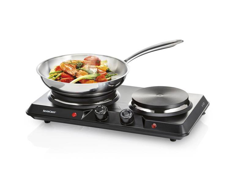 SILVERCREST® KITCHEN TOOLS Doppelkochplatte »SDK 2500 D1«, 2500 W Zeitlich begrenztes Angebot