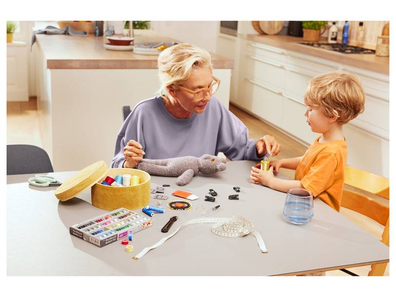 crelando® Syngarn-Allesnäher-Set, 48-teilig Tiefpreis