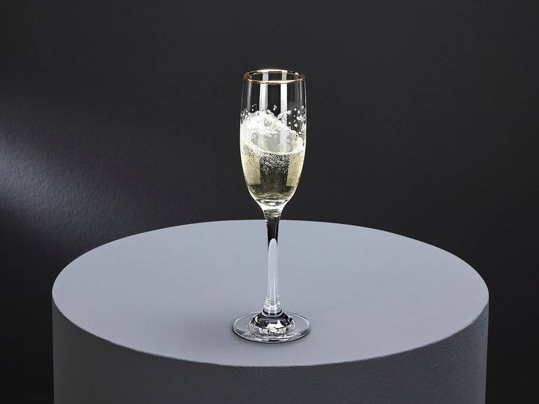 ERNESTO® Glas Set, 6-teilig, mit Goldrand Letzte 3 Tage