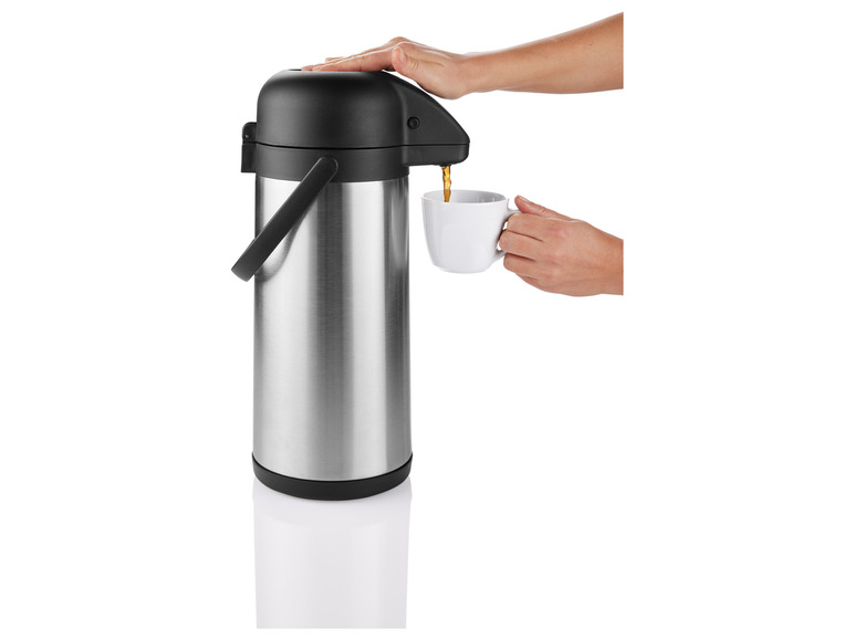 LIVARNO home Isolier-Pumpkanne, 2,8 l, aus Edelstahl Neueste Stile