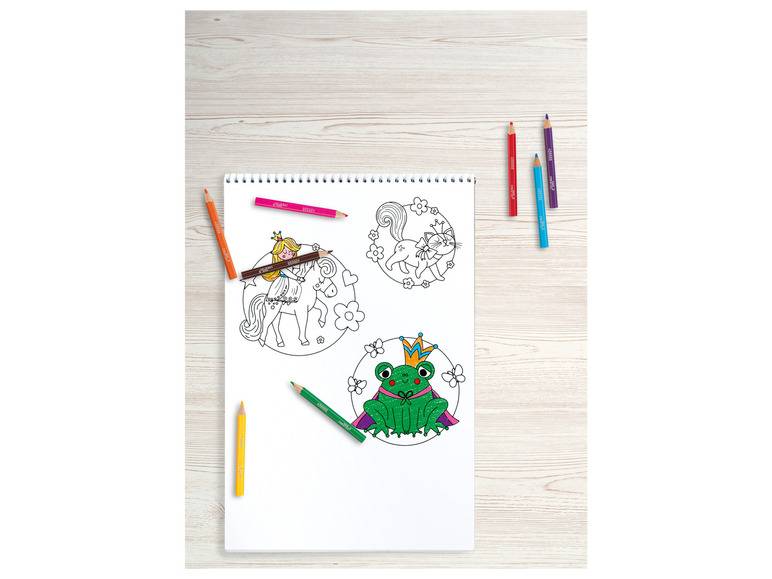 crelando® XXL-Poster \ Ausmalblock \ Sticker, inkl. 8 Mini-Buntstifte Bis zu 60% Rabatt