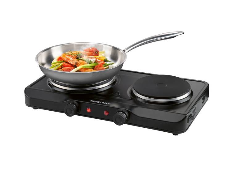 SILVERCREST® KITCHEN TOOLS Doppelkochplatte »SDK 2500 E1 / SDK 2300 E1 / SODK 2500 E1«, 2500 W Black Friday Preise