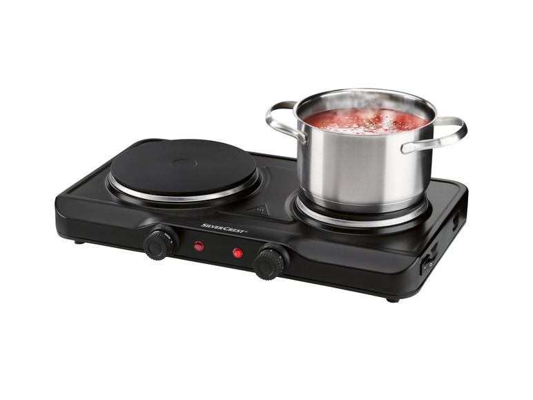 SILVERCREST® KITCHEN TOOLS Doppelkochplatte »SDK 2500 E1 / SDK 2300 E1 / SODK 2500 E1«, 2500 W Black Friday Preise