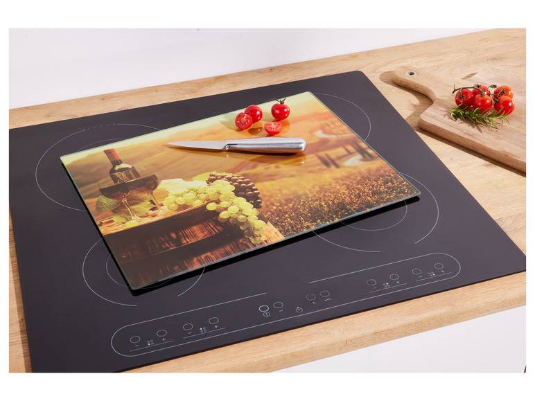 LIVARNO home Glas-Schneidebretter \ Glas-Schneidebrett, mit Antirutschfüßen Outlet