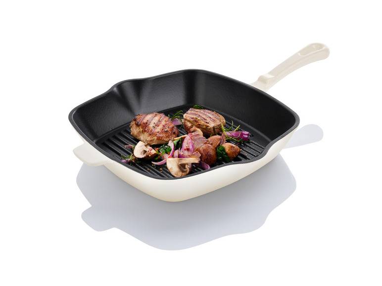 LIVARNO home Gusseisen-Grillpfanne, mit beidseitigem Ausgießer Verkauf