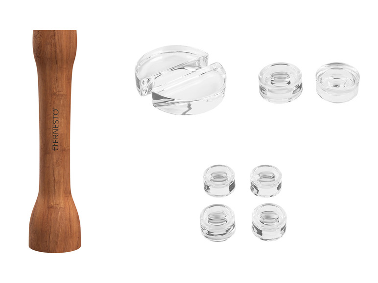 ERNESTO® Fermentier-Holzstampfer \ Fermentier-Glasgewichte Weihnachtsangebot