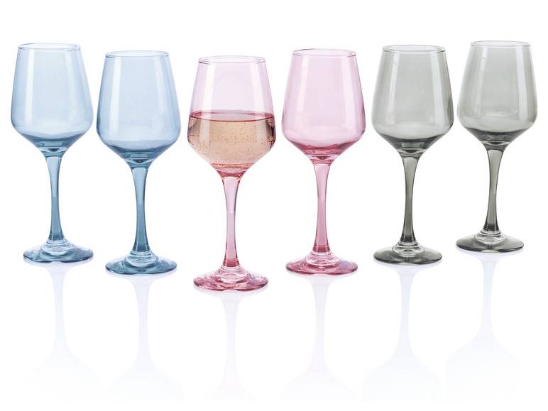ERNESTO® Wein- / Wassergläser-Set, Bunt, 6 Stück Große Rabatte