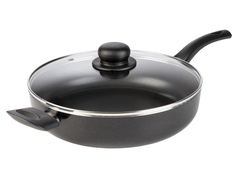 LIVARNO home Aluminium-Sauteuse mit Glasdeckel, 28 cm Zeitbegrenzte Promotion