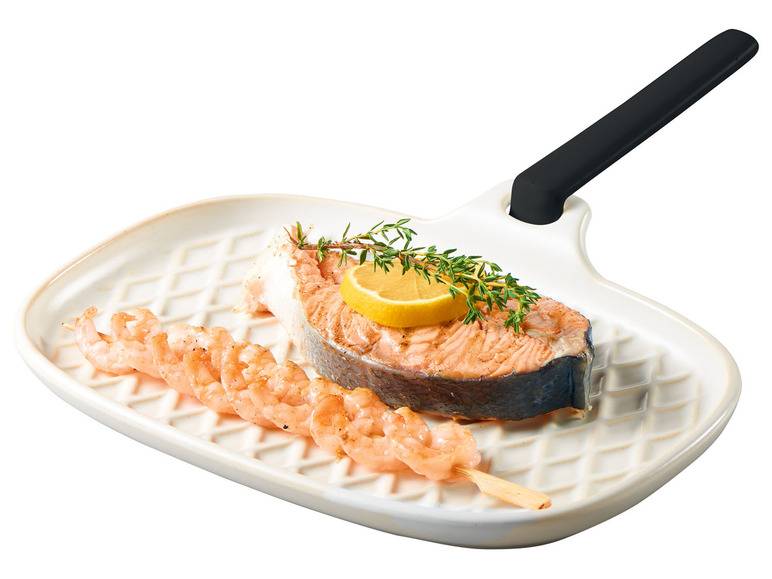 GRILLMEISTER Grillschalen-Set / Grillplatte, mit abnehmbarem Griff 50% Rabatt für begrenzte Zeit