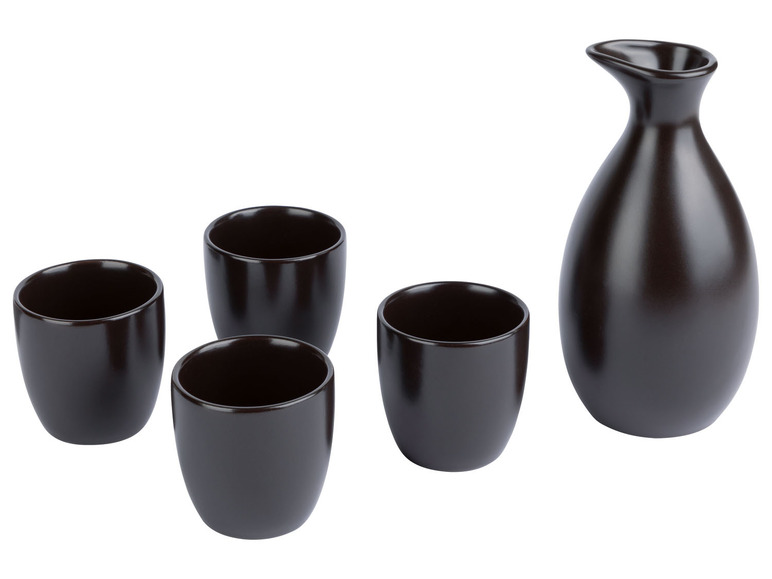 ERNESTO® Sake-Set, 5-teilig, Steingut Hotsell