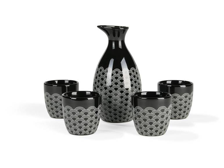ERNESTO® Sake-Set, 5-teilig, Steingut Hotsell
