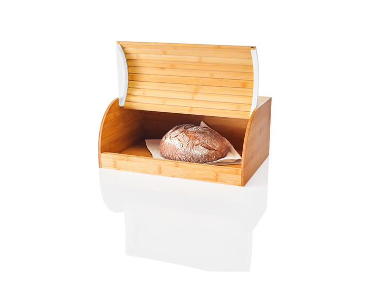 ERNESTO® Bambus-Brotkasten, mit Klappdeckel Kostenloser Versand