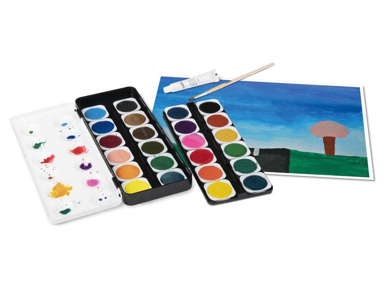 crelando® Schuldeckfarbkasten, 24 Farben Fabrik Onlineshop
