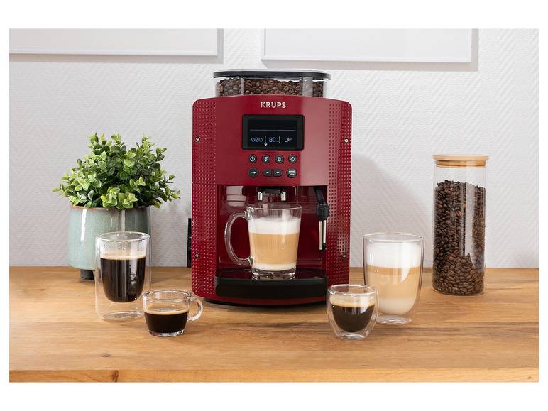 Krups Kaffeevollautomat EA8155/EA81P0/EA8155.70, Brühgruppe aus Metall Muttertagsangebot
