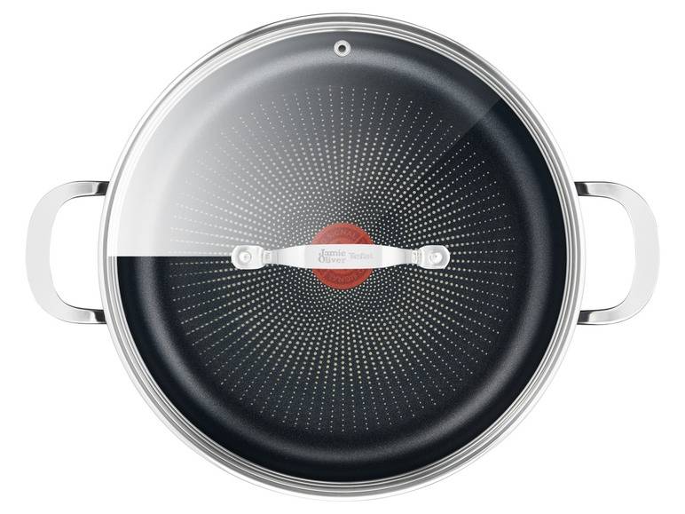Jamie Oliver by Tefal Alu-Servierpfanne mit Deckel, Ø 30 cm Lagerräumung