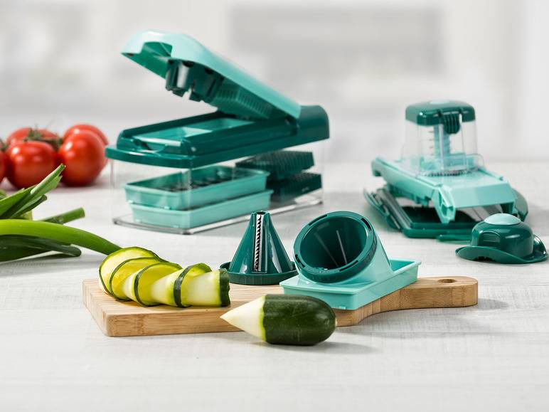 Genius Nicer Dicer »Fusion Smart«, 16-teilig, 1,25 l Auffangbehälter, Klingen aus Edelstahl VIP-Rabatte