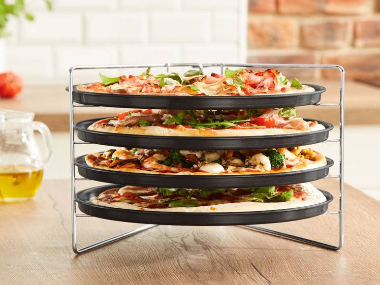 zenker Pizzabäcker-Set, Ø 29 cm, 5-teilig Wochenangebot