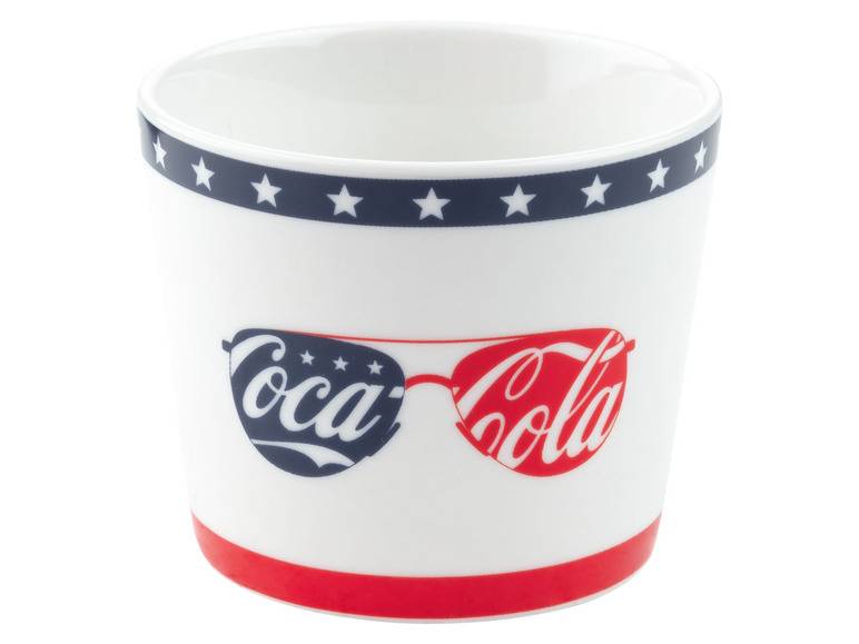 Coca Cola Eisbecher mit Löffeln, 4er Set Neueste Stile