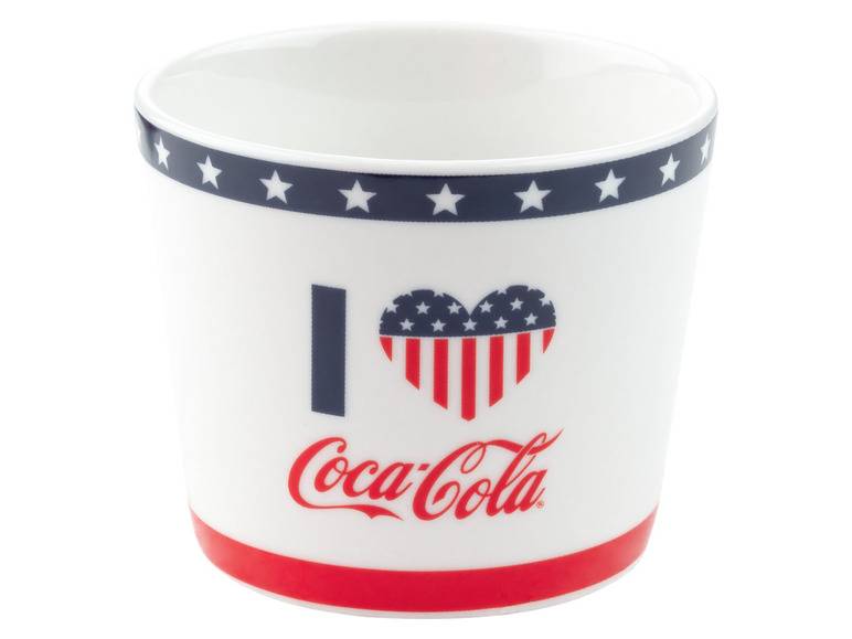 Coca Cola Eisbecher mit Löffeln, 4er Set Neueste Stile