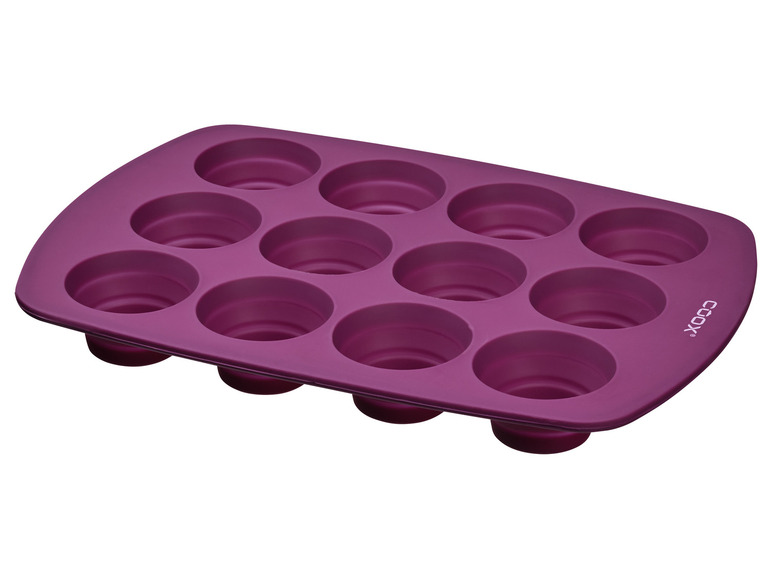 Coox Silikon-Muffinform, für 12 Muffins Discount Store für neue Produkte