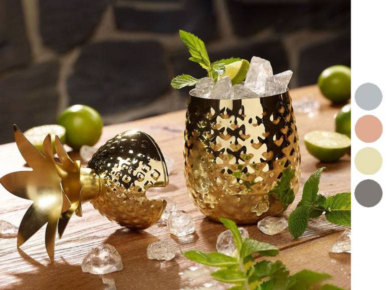 ECHTWERK Cocktailbecher Ananas 0,5l Clearance-Verkauf