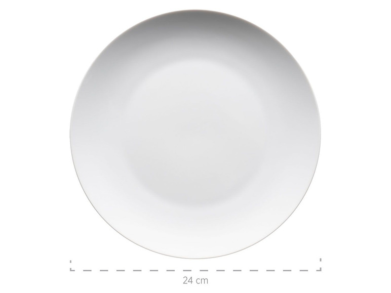 MÄSER Serie Barca, Tafelservice 12-teilig, Tellerset für 6 Personen, weiß, Porzellan Bis zu 50% Rabatt