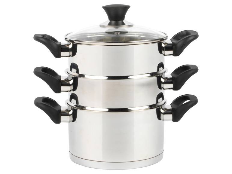 Salter® Dampfgartopf-Set, 4-tlg. Ø 18 cm Vierteljährliche Förderung