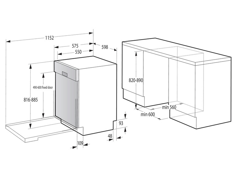 gorenje Geschirrspüler »GI642E90«, 13 Maßgedecke Super Rabatt