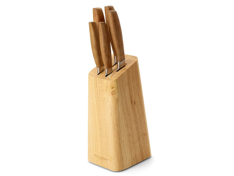 ECHTWERK Messerblock Set Classic - Black Edition, 6tlg Schlussverkauf