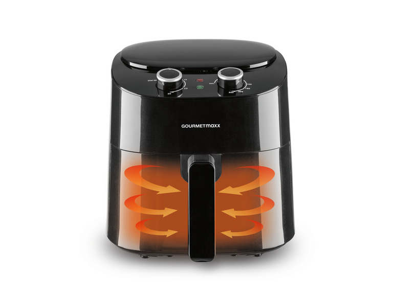 GOURMETmaxx Heißluft-Fritteuse Mechanisch 4,5 l Versandkostenfrei