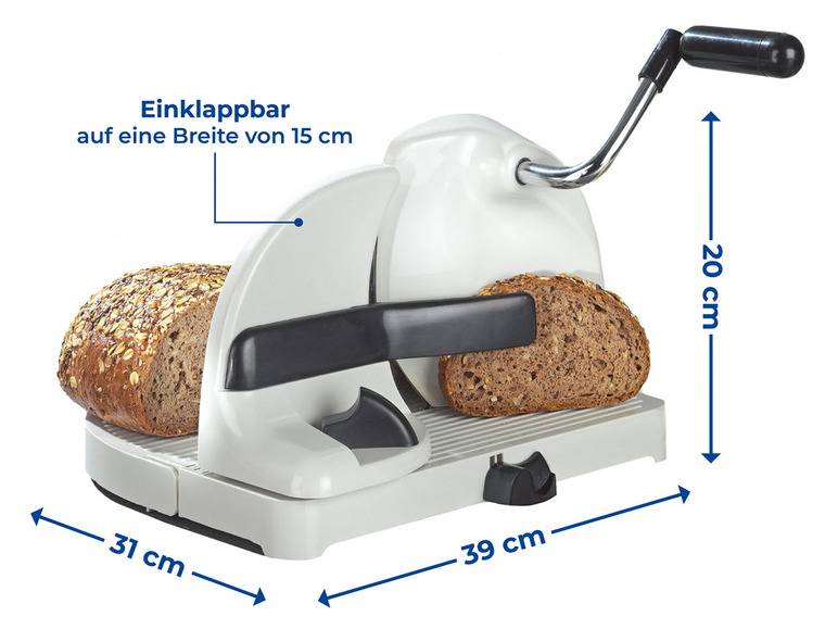 Wenko Brotschneidemaschine mit Handkurbel Großer Ausverkauf