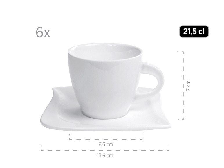MÄSER Kaffeeservice »La Musica«, 18-teilig, aus Porzellan Preisnachlass
