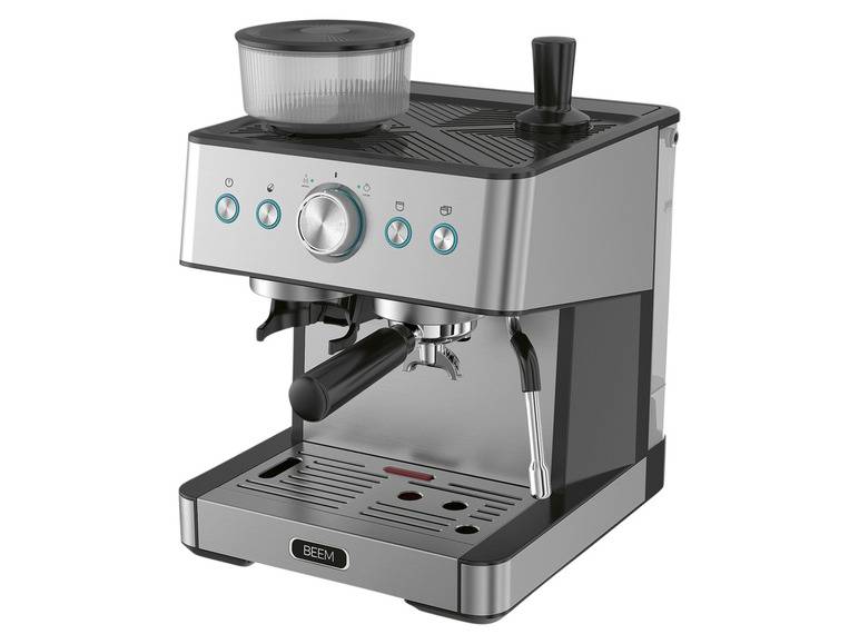 BEEM Siebträgermaschine mit Mahlwerk, Thermoblock, Heizsystem Lagerräumung