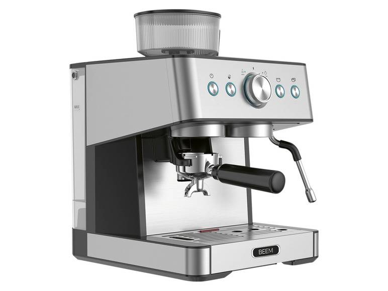 BEEM Siebträgermaschine mit Mahlwerk, Thermoblock, Heizsystem Lagerräumung