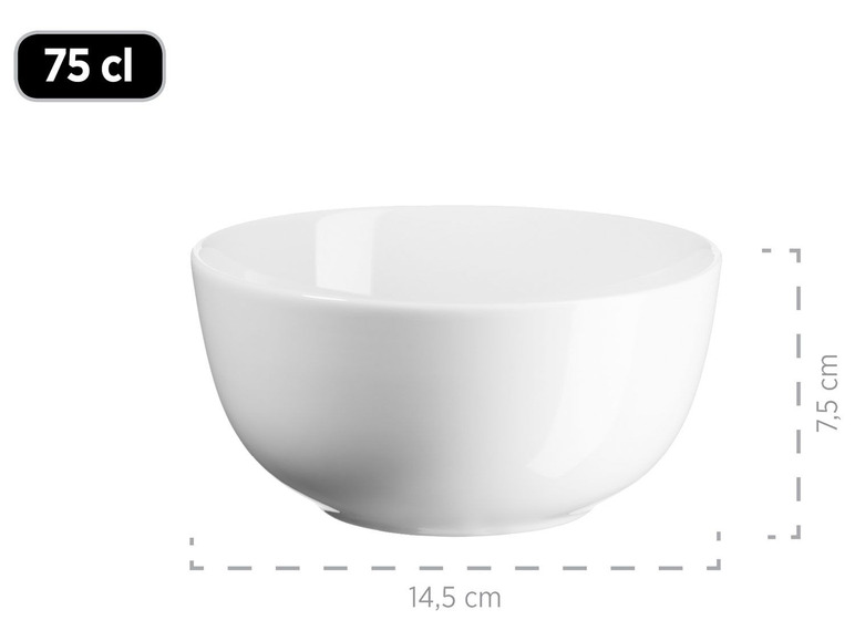 MÄSER Serie Barca, Frühstücks-Geschirr für 6 Personen, 18-tlg. Set, Porzellan Exklusive Angebote