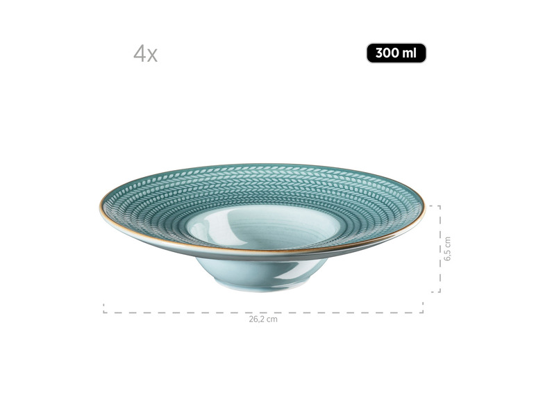MÄSER Pastateller-Set »Prospero«, 4 Stück, handbemalt Bestseller