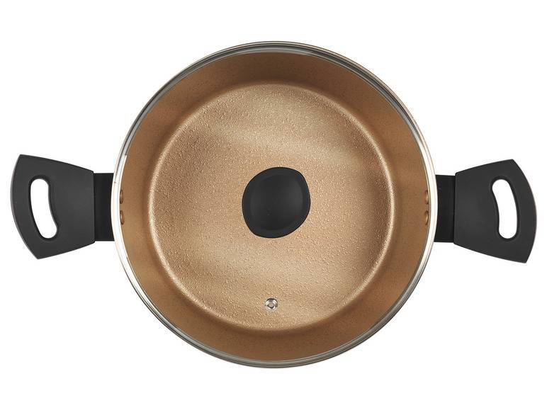 Russell Hobbs Aluminium Topf Opulence Collection Schwarz/Gold Riesige Ersparnisse