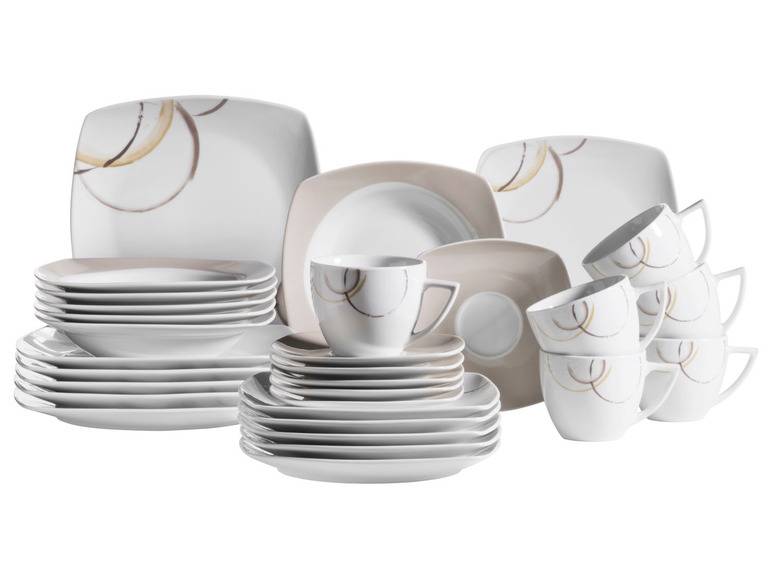 MÄSER Geschirr-Set »Nela«, beige/braun/weiß, 30-teilig Vierteljährliche Förderung
