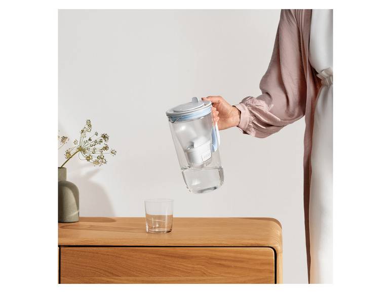BRITA Glas hellblau inkl. 1x MAXTRA PRO ALL-IN-1 Filterkartusche 50% Rabatt mit kostenlosem Versand