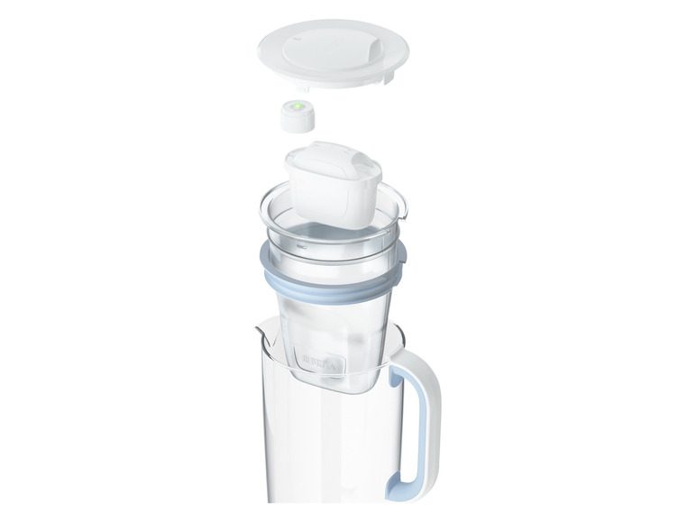 BRITA Glas hellblau inkl. 1x MAXTRA PRO ALL-IN-1 Filterkartusche 50% Rabatt mit kostenlosem Versand