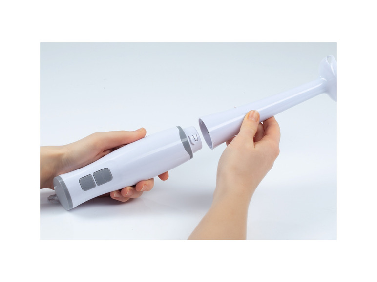 GOURMETmaxx Stabmixer 400 W weiß/grau 50% Rabatt für begrenzte Zeit