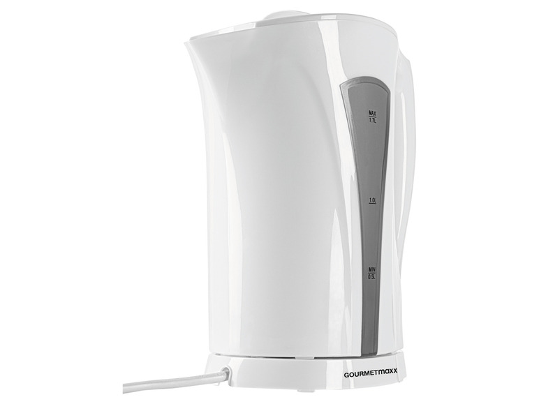 GOURMETmaxx Wasserkocher 1,7 l 2200W weiß/grau Cyber Monday