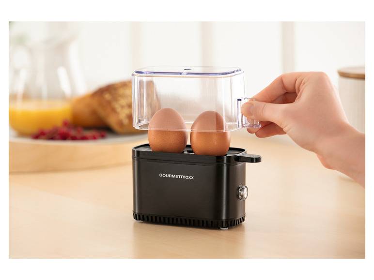 GOURMETmaxx Eierkocher Kompakt 2.0 250 W schwarz matt Kostenlose Rückgabe