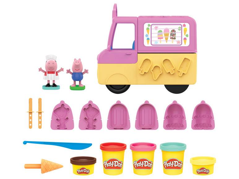 Play Doh Peppas Ice Cream Playset, mit 2 Figuren und 5 Dosen Spielknete Sonderangebot der Fabrik