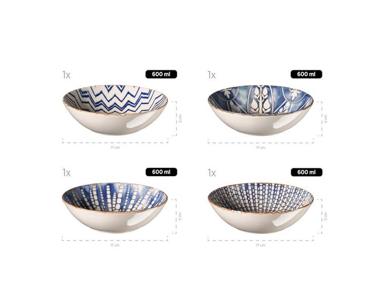 MÄSER Salat-Set »Iberico Blue«, 5-teilig, 4 Designs Rabatt