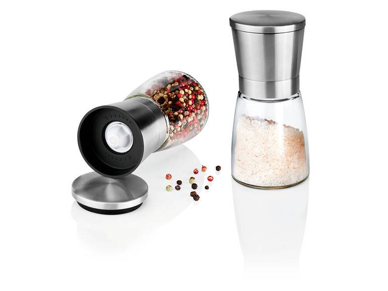 ERNESTO® Salz- und Pfeffermühle / Essig- und Öl-Spender, 2-teilig Black Friday