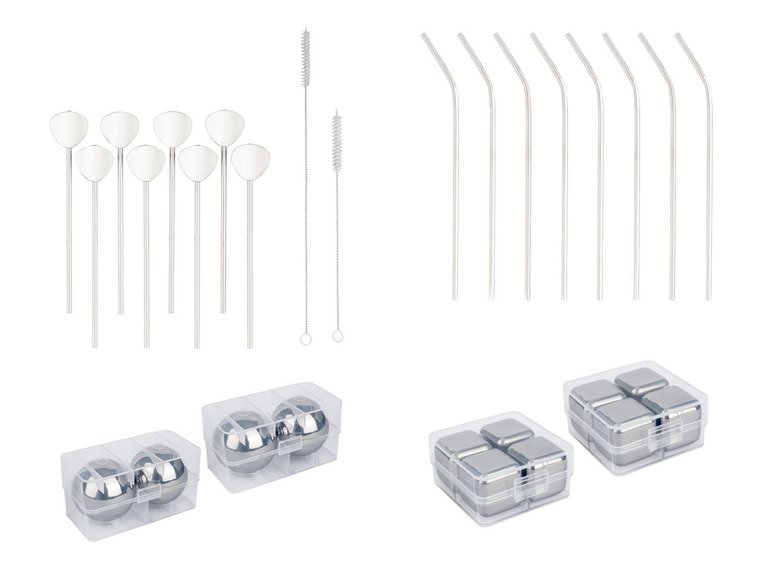 ERNESTO® Trinkhalme Set »EDS XXL«, 30-teilig Heißer Verkauf